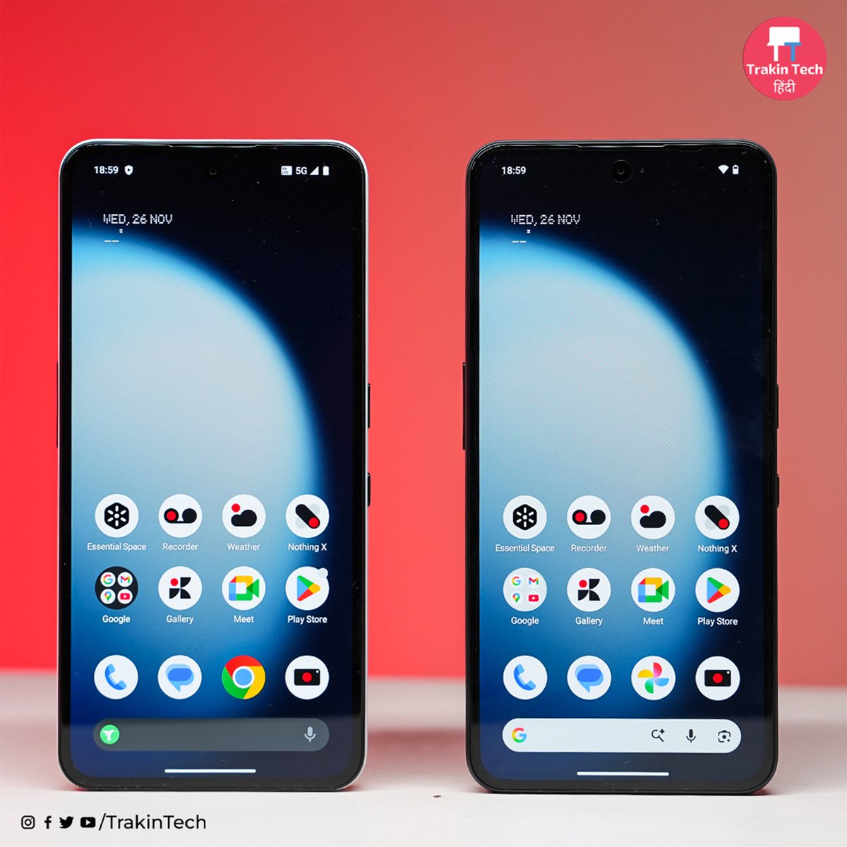 TrakinTech's tweet image. Nothing Phone 3a Lite launched in India 🇮🇳

📱6.77&quot; FHD+ 120Hz AMOLED display
 💾MediaTek Dimensity 7300 Pro (4nm)
📸50MP (Main) + 8MP (UW) + 2MP (Macro) Rear Cameras
🤳16MP Front Camera
🔋5000mAh Battery
⚡33W Wired Charging
⚙️Android 15, Nothing OS 3.5

Prices:
8GB + 128GB -…