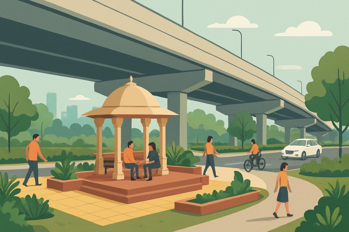 RiseBengaluru's tweet image. GBA is tapping CSR funds to transform under-flyover spaces in East City Corporation limits into vibrant public areas.

Faster road, drain &amp;amp; footpath works finally getting a push. 

#UrbanDevelopment #CSR #PublicSpaces #GBA