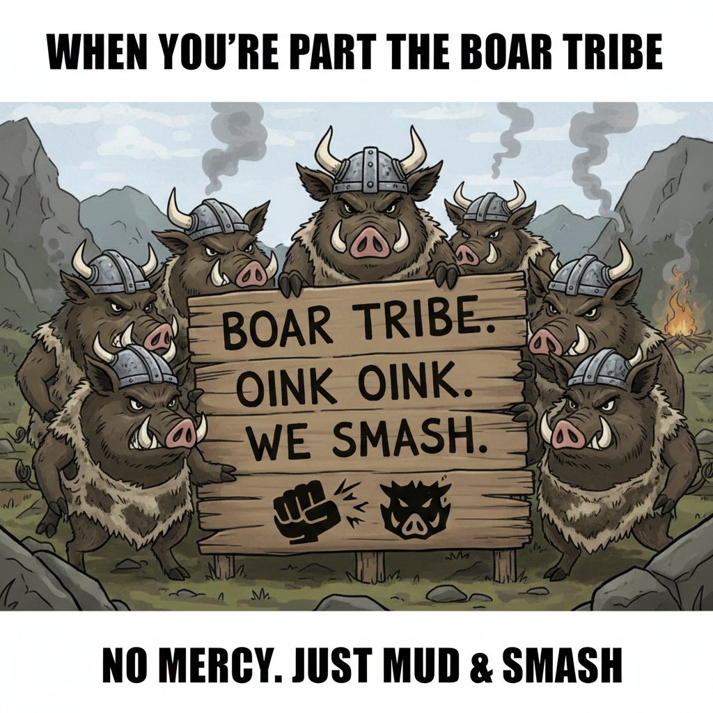 BOAR TRIBE tweet media