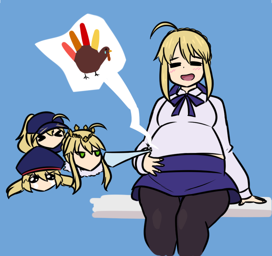 Saber full of turkey doodle