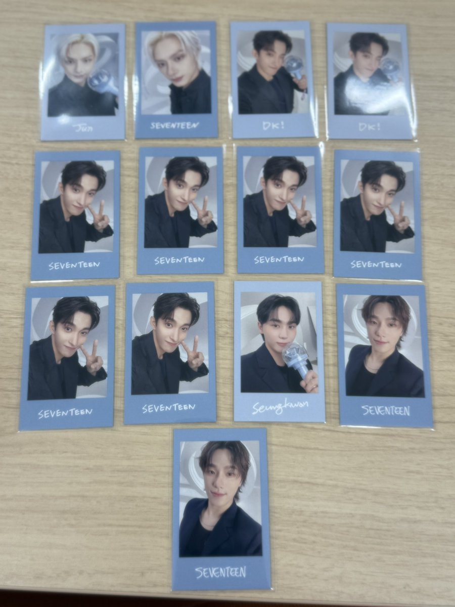 セブチ SEVENTEEN NEW_ IN JAPAN インスタントフォト 缶バッジ 交換 譲