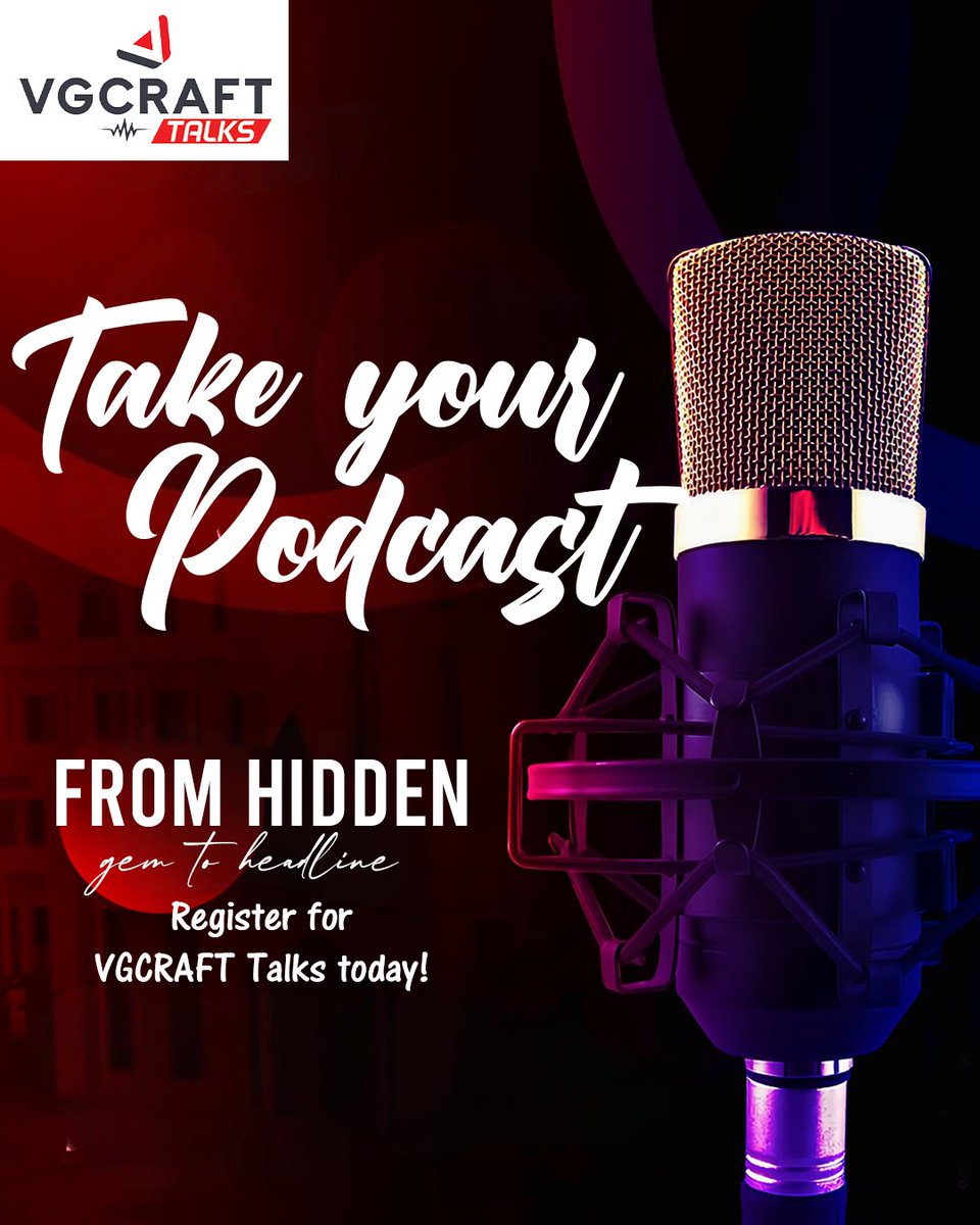 VGCRAFTTalks's tweet image. ✨ Turn Your Voice Into a Spotlight Moment ✨

Transform your hidden talent into a headline experience with VGCRAFT Talks — where powerful stories, premium setups, and engaging production come together to elevate your show to the next level. 🎙️🚀

#VgcraftTalks #StudioSetup