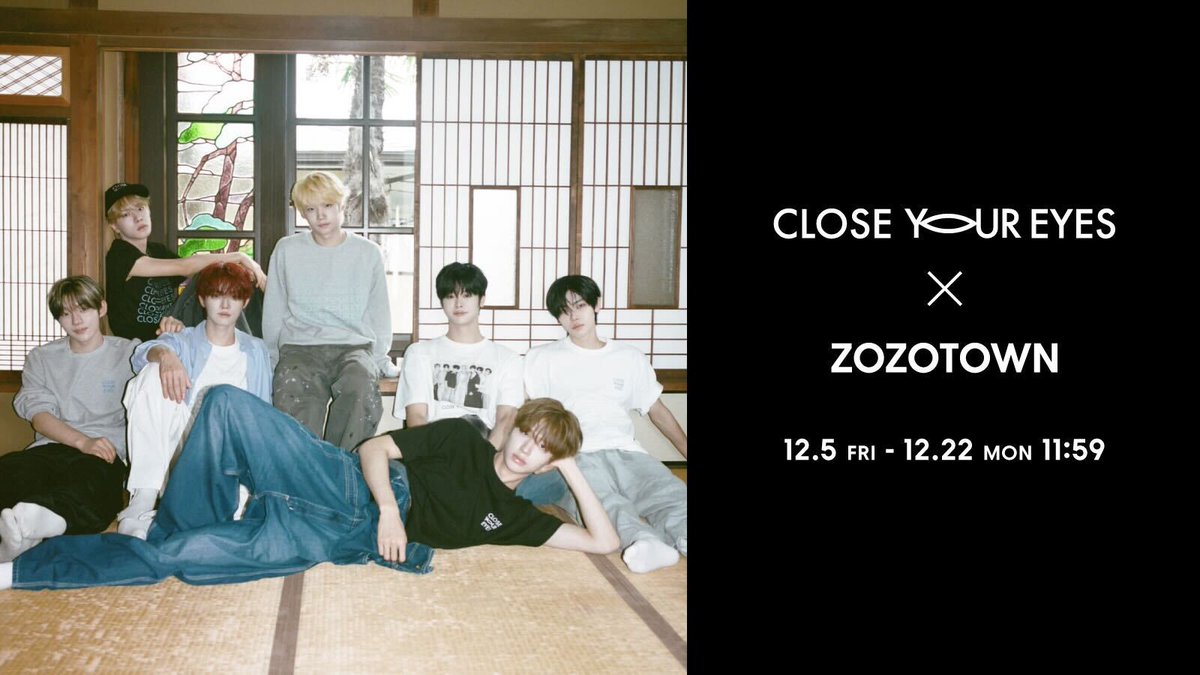 CYE_JPOFFICIAL's tweet image. ** ┈┈┈┈┈┈**
CLOSE YOUR EYES × ZOZOTOWN
コラボレーション商品販売決定！
** ┈┈┈┈┈┈**

CLOSE YOUR EYESとZOZOTOWNがコラボレーションした限定アイテムを、12月5日（金）よりZOZOTOWNで受注販売いたします。…