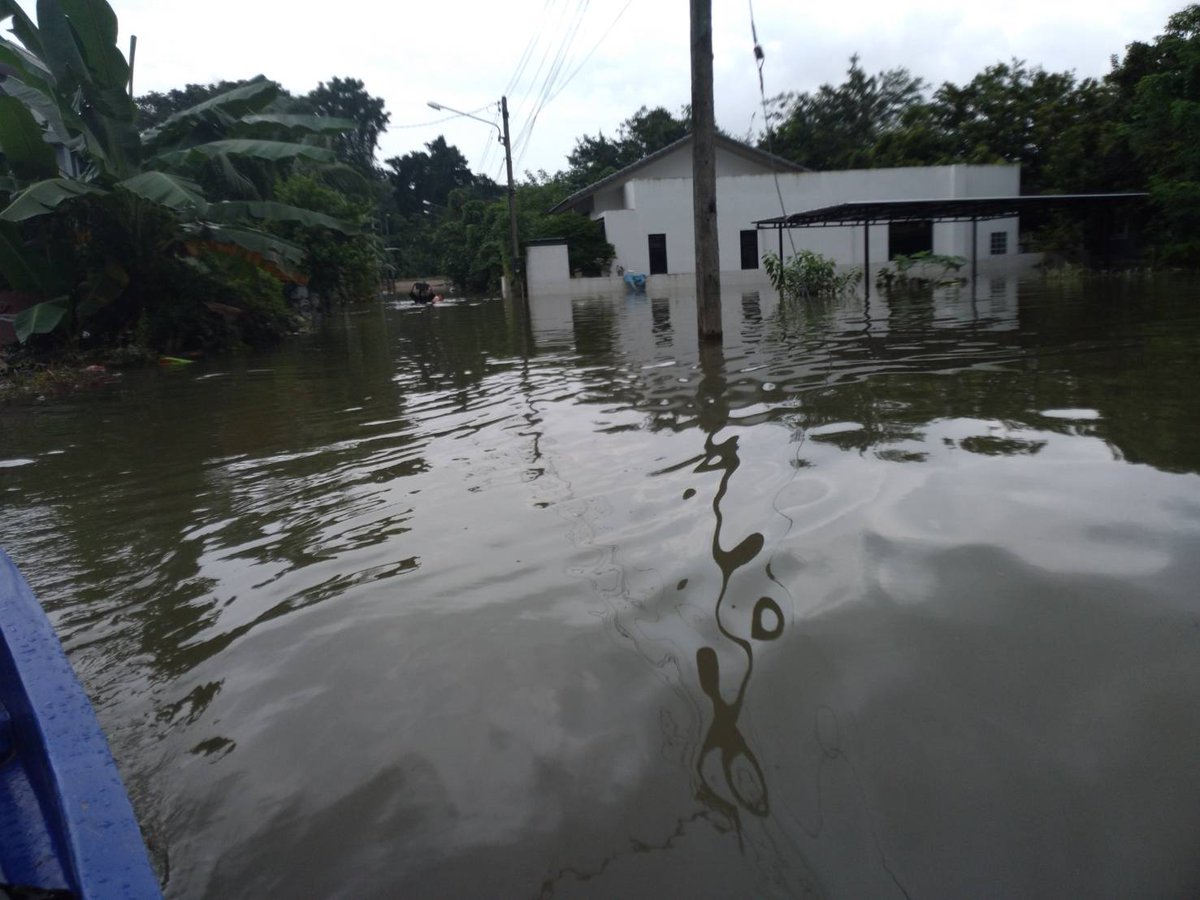 ดีใจที่วันนี้น้ำลดแล้วนิดนึง 🥲 #น้ําท่วมใต้ #น้ำท่วมยะลา