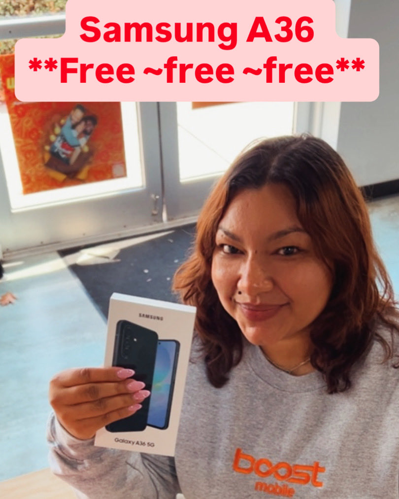 Boost_Neocom's tweet image. Free Samsung A36