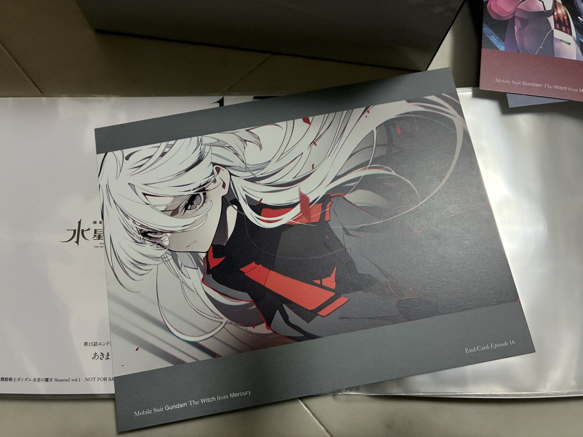 tera_jagabee's tweet image. 水星の魔女のエンドカード整理してたら美し過ぎる絵に出会った。当たり前のように望月けい先生だった。

俺です、レーシングミク 2025がプラチナになったって騒いでたやつです。
#望月けい #水星の魔女