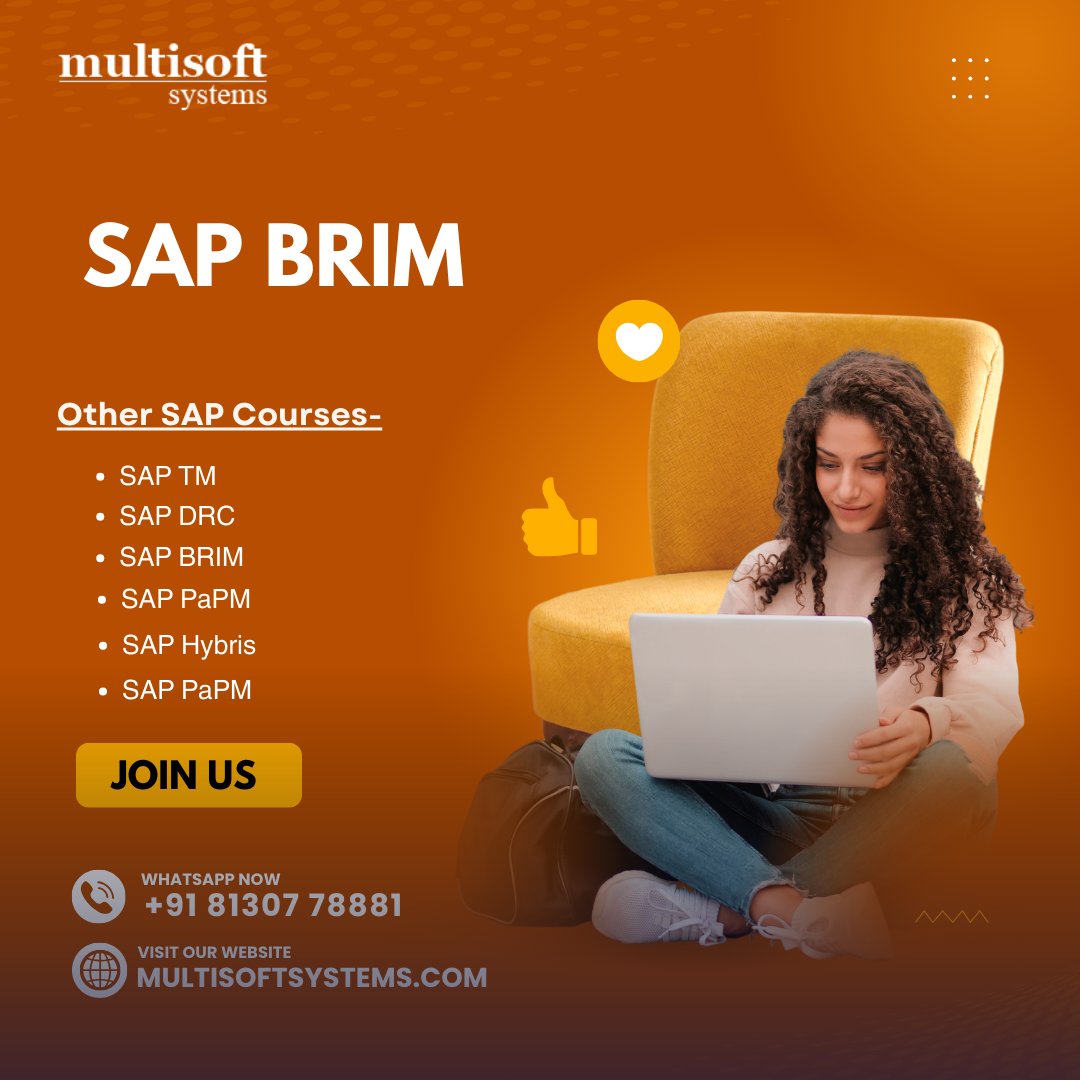 Multisoftsys's tweet image. 💡 Step into the future with SAP BRIM Training by Multisoft Systems!

👉 Enroll Now &amp;amp; Start Your BRIM Journey Today!

multisoftsystems.com/erp/sap-billin…

#SAPBRIM #SAPTraining #MultisoftSystems #BillingAndRevenueManagement #CareerGrowth #LearnWithExperts