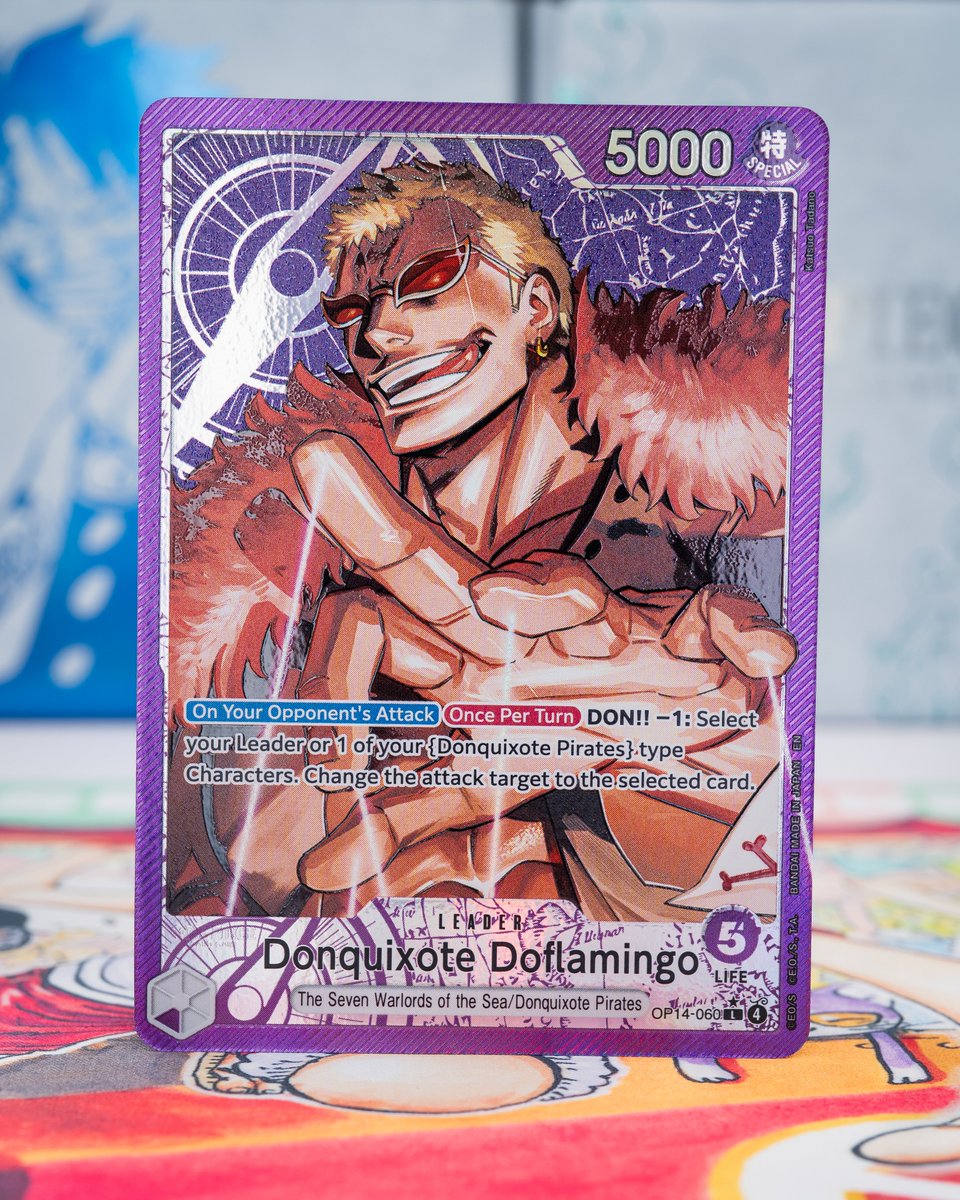 one piece card game donquixote doflamingo OP05-029 UC ENG Donquixote Doflamingo Uncommon Character Card