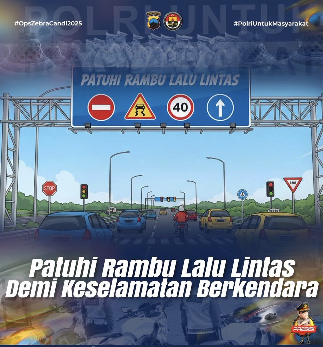 Patuhi Rambu Lalu Lintas Demi Keselamatan Berkendara #OperasiZebra25
