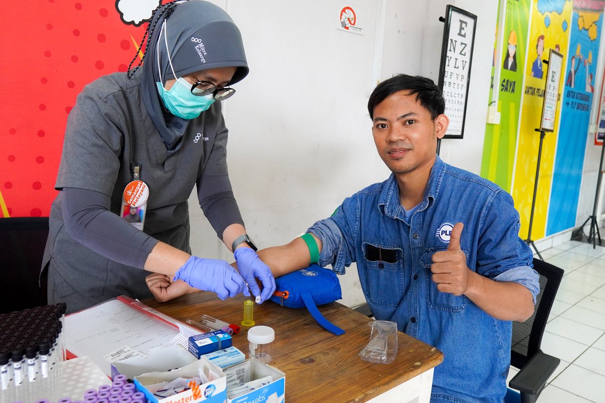 PLPID's tweet image. PLP Indonesia kembali melaksanakan kegiatan Medical Check Up (MCU) bagi seluruh karyawan. Program ini menjadi komitmen kami dalam menjaga kesehatan, keselamatan, serta kesiapan tim dalam menghadapi tantangan pekerjaan.
#PLPID #PLP #MCU #MedicalCheckUp #kesehatan #EHS #k3 #medical
