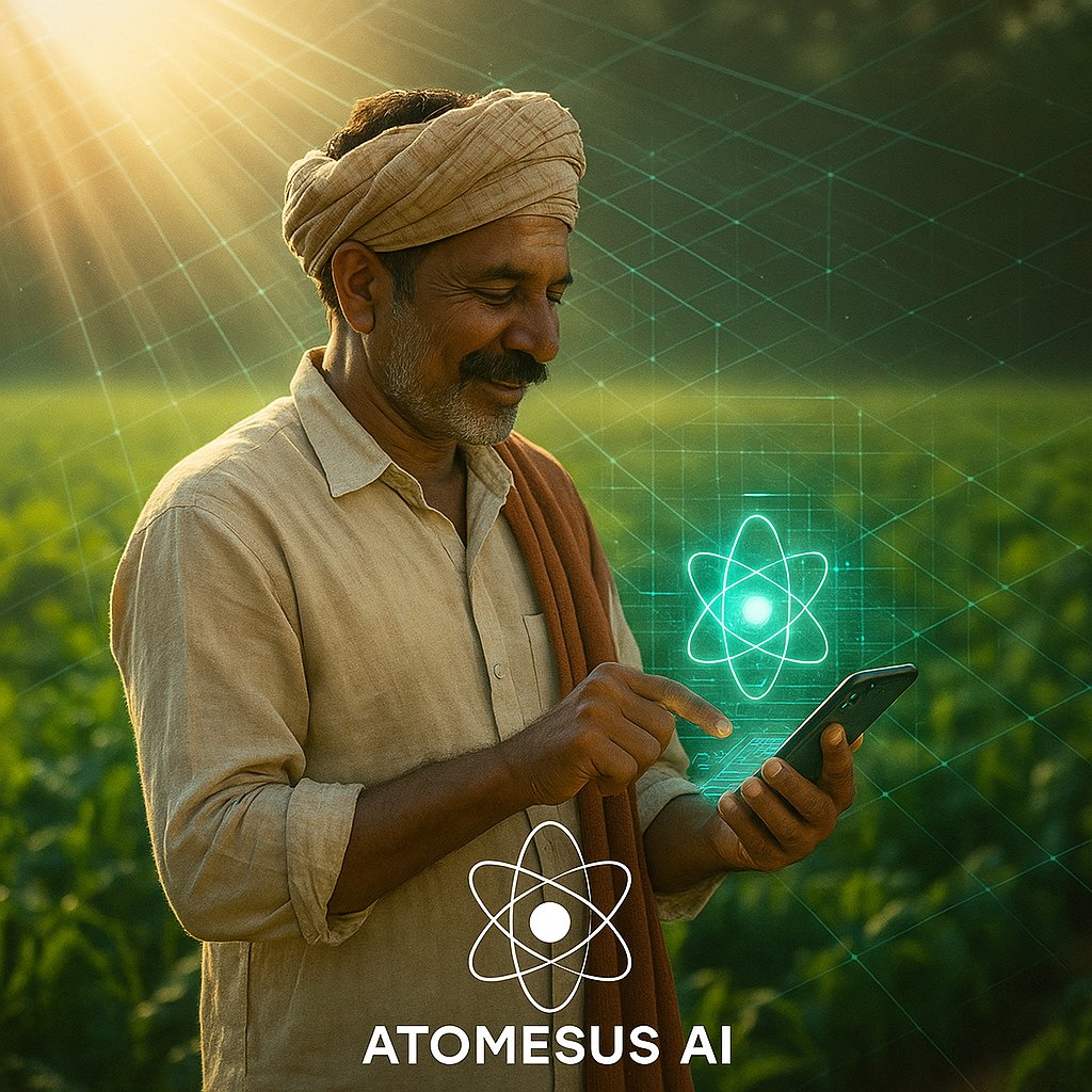 Atomesus's tweet image. कृषि में भी आएगी AI की क्रांति 🌾
Atomesus AI हर किसान को देगा स्मार्ट निर्णय की ताकत।
#FarmTech #DigitalKisan #AtomesusAI #AI