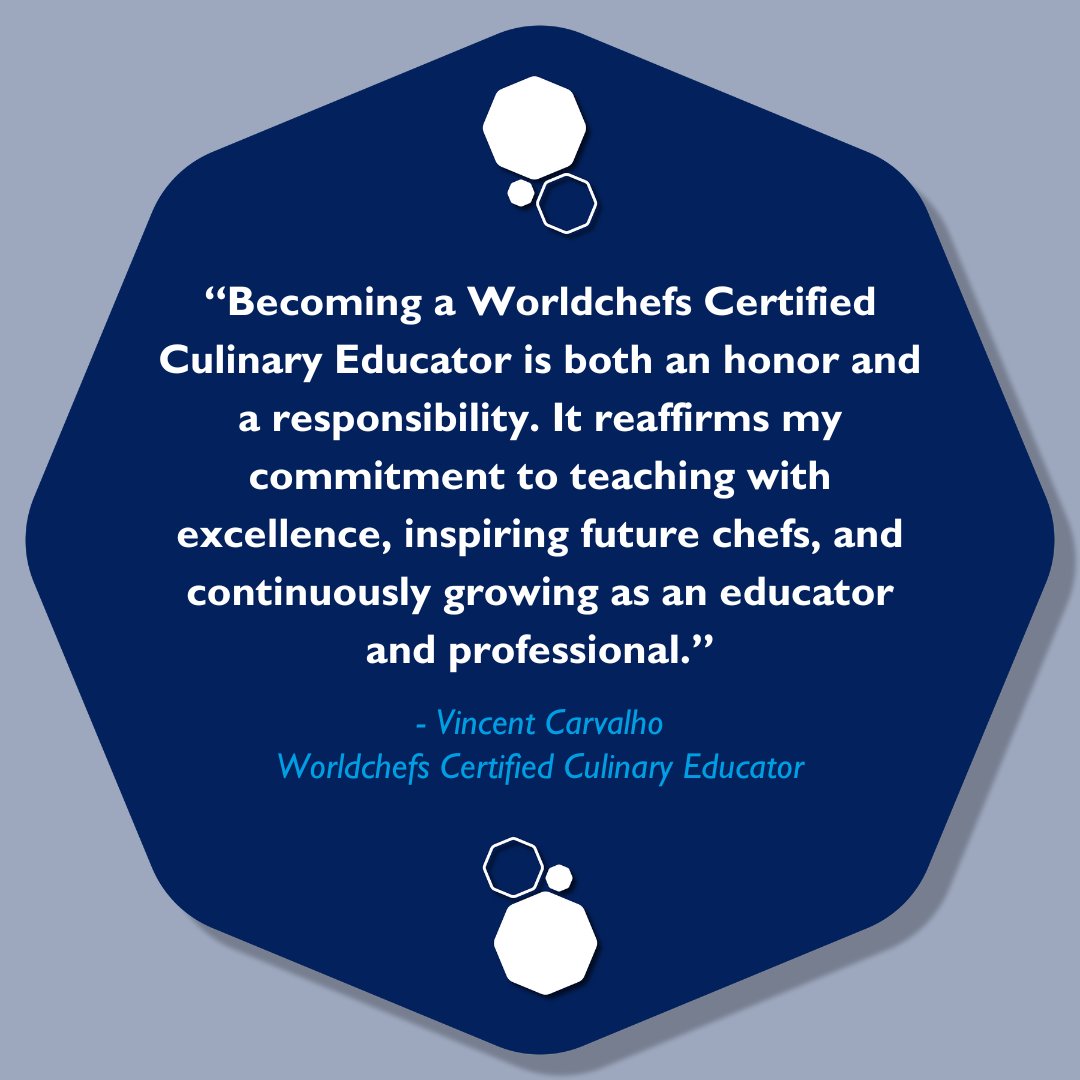 Want to validate your skills as a culinary educator? 🌐 Worldchefs Global Culinary Certification is the international standard for recognizing culinary competencies in the kitchen &amp; beyond. 

Apply at worldchefs.org/certification-… 

#ThisIsWorldchefs #GlobalCulinaryCertification