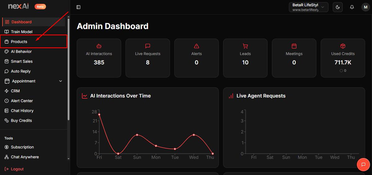 Nexai_chat's tweet image. NexAI’s new product management makes adding, pricing, and tracking products easy. Stock updates automatically, keeping your e-commerce store organized and seamless. Just follow the steps. 
#NexAI #AIChatbot #DigitalBangladesh #ArtificialIntelligence #BusinessAutomation