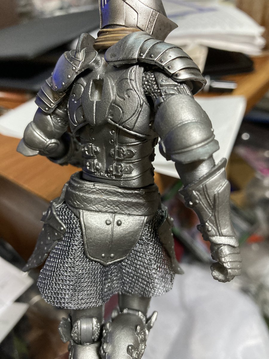 kinobori112's tweet image. フォロワーさんやらの情報でやってみたかった
洗濯ネットで鎖帷子再現
可動などは問題ない
長さに悩む
後ろはハーフパンツぐらいに決めたが
自分で作ると調整が延々終わらないやね