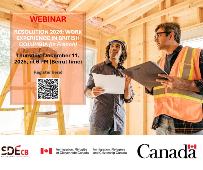 CanEmbTurkiye's tweet image. Interested in learning more about a career in Canada? ​

📢 Join our exclusive webinar for the Middle East on Dec 11 to explore job opportunities, employment conditions, and work permits.​
🔗 Register now ➡️ bit.ly/4okAODb

#Canada #Webinar #Work #BritishColumbia @SDECB