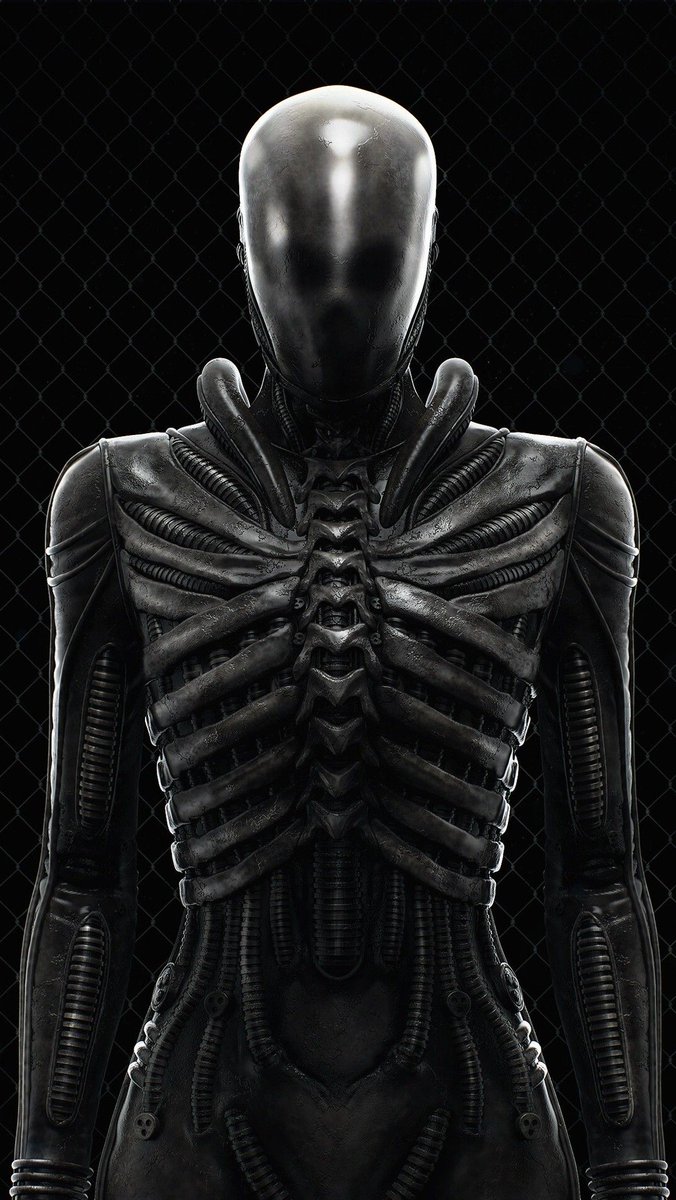 neonlights600's tweet image. Embodying the futuristic fusion of human and machine, this avant-garde design challenges conventional norms with its blend of organic and mechanical elements. #robot #scifi