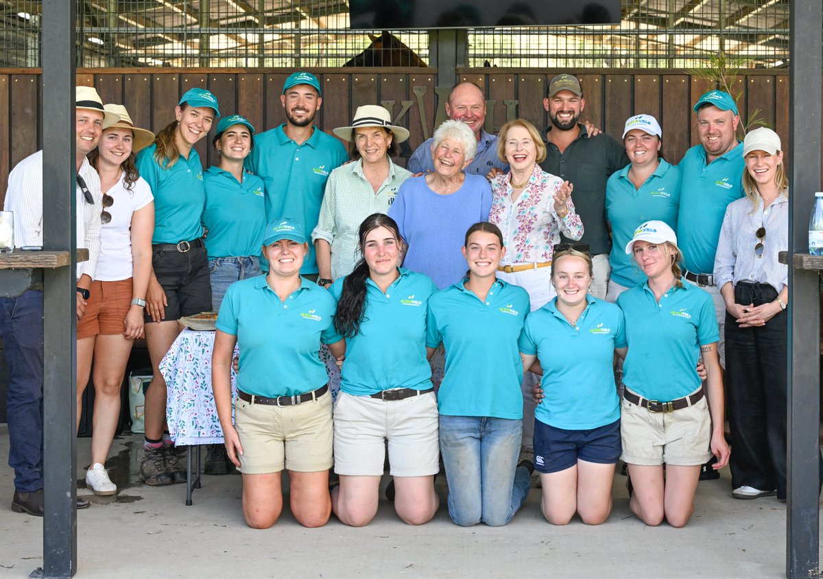 A pleasure parading our 2026 <a href="/mmsnippets/">Magic Millions</a> Gold Coast yearlings for <a href="/GaiWaterhouse1/">Gai Waterhouse AO</a> (plus Emma &amp; Rachel) as well as James Hetherington this afternoon. The team was delighted with how these youngsters stepped up to the task. See you at the Coast 🌊 in January !