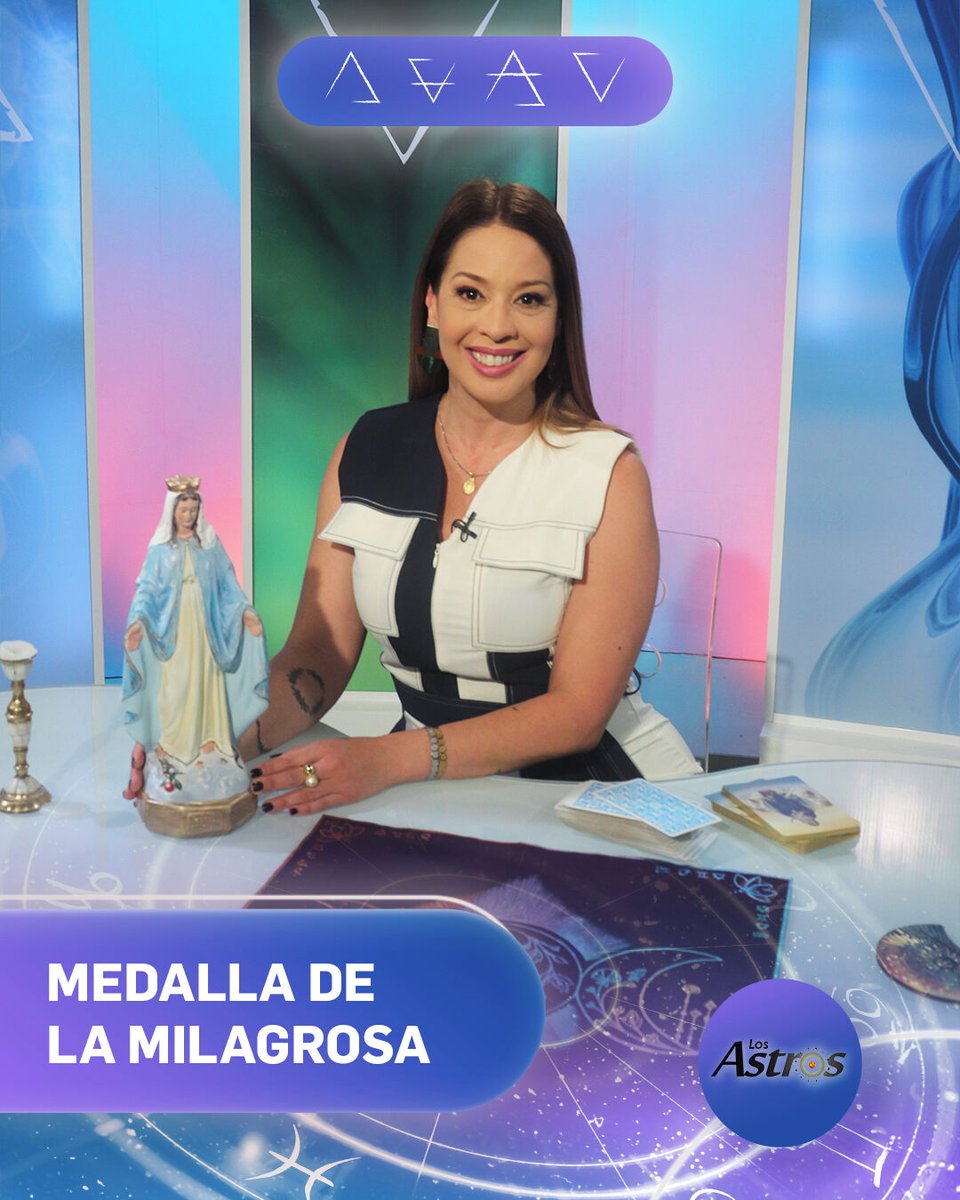 𝑴𝒆𝒅𝒂𝒍𝒍𝒂 𝒅𝒆 𝒍𝒂 𝒎𝒊𝒍𝒂𝒈𝒓𝒐𝒔𝒂 

Hoy descubre cómo funciona la medalla de la milagrosa con Meredith Montero (<a href="/meredith976/">Meredith Montero 🇻🇪</a>) 👏

9:00 a. m. 🇻🇪

#VePlus #DateElGusto #LosAstros