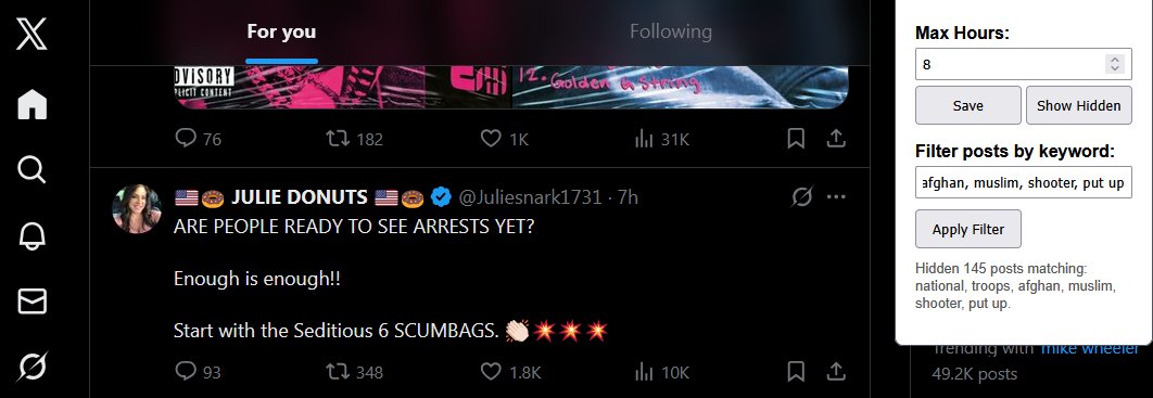 fobshq's tweet image. Had to create an entire #firefox #extension to #filter all the #posts related to a sad and unfortunate event. I know #trending and #viral are a thing but I don&apos;t need to see 100+ posts after I&apos;ve already read 3-5. @elonmusk is the #algorithm broken?