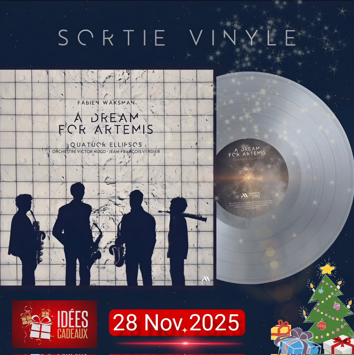 ⚡️ J-2 avant le grand moment !
Aujourd’hui, focus sur Nicolas, notre baryton chaleureux et captivant 🎷✨
Chaque note est un voyage… 🌍💫

🎬 Vendredi 17h30 : sortie du 1er clip d’Artemis 🌙
🎄 Le vinyle est déjà dispo — un vrai fragment du cosmos 🌌
👉 mirare.fr/albums/a-dream…