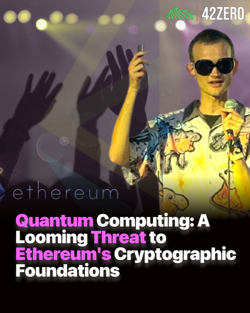42zero_org's tweet image. Ethereum’s developers are already laying the groundwork for a post-quantum future

#ethereum20 #Crypto #cryptocurrencynews  #Blockchain #Memes #NFT #technology #investing #Trading