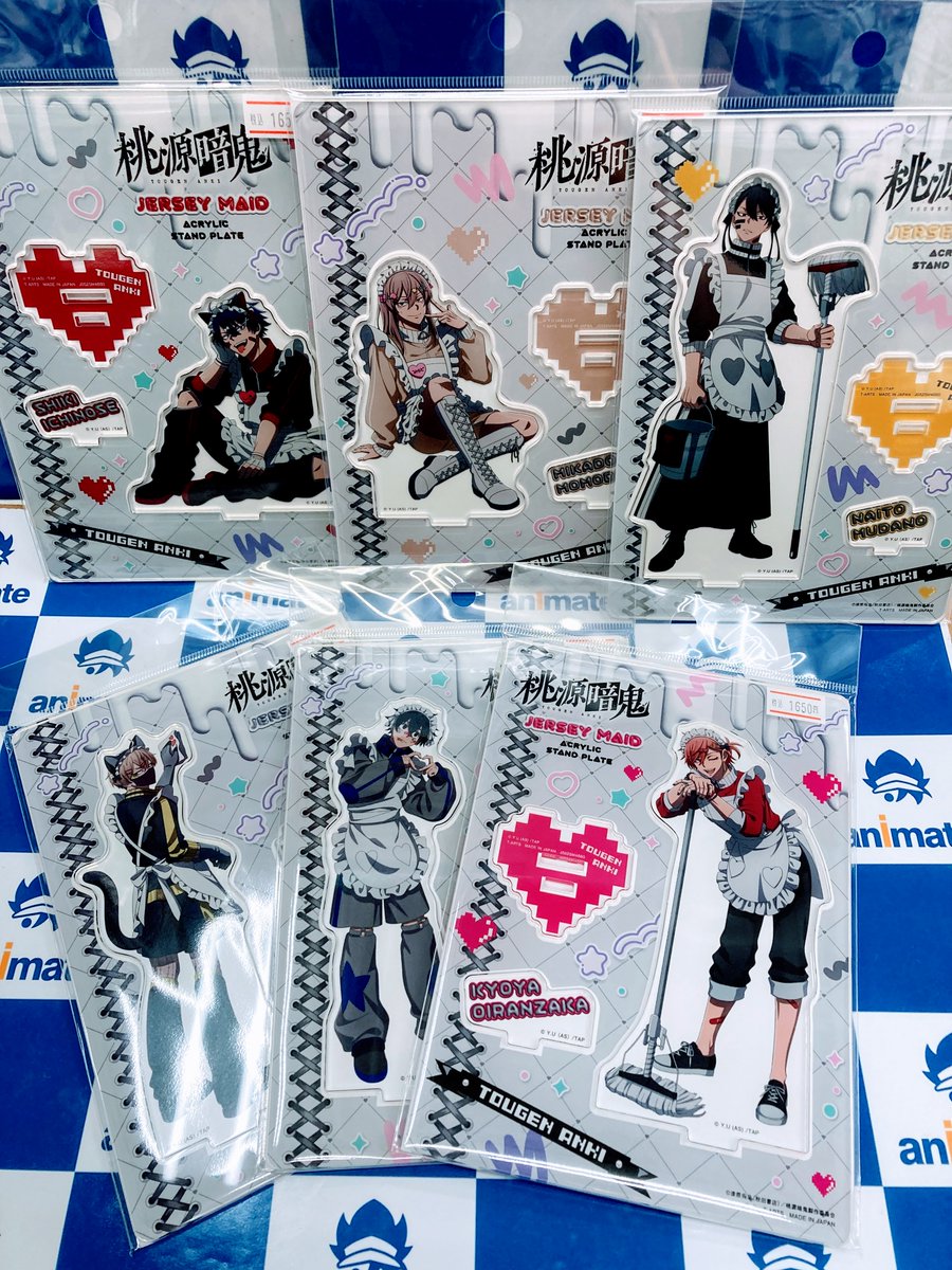 グッズ入荷情報】 『桃源暗鬼』 🌟ジャージメイドアクリルスタンド