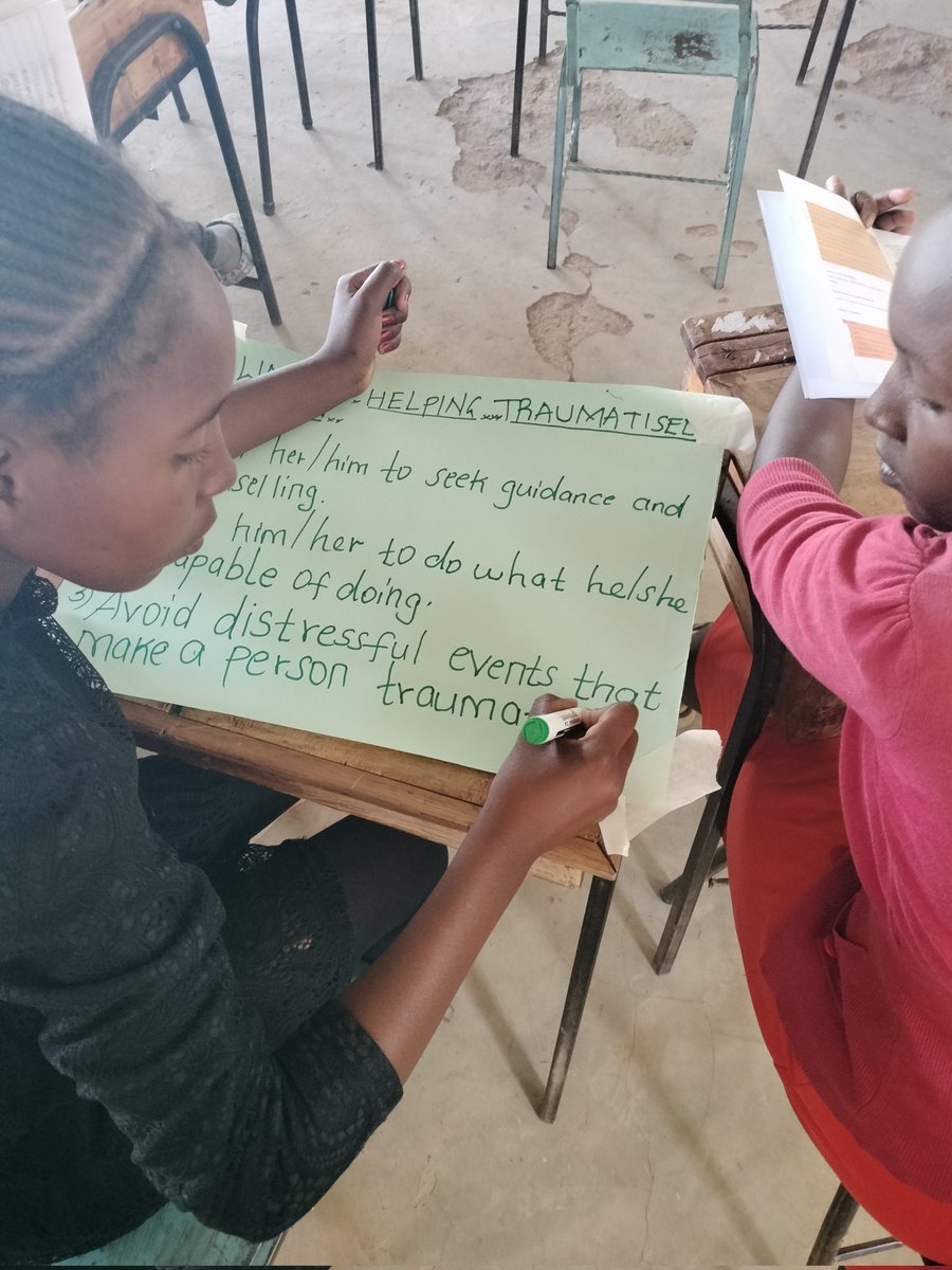 MiraiKenya's tweet image. Day 5 at the Nafasi Programme:
Our group counselling focused on childhood trauma &amp;amp; stress  understanding what stress is, its effects, and common sources.
Safe spaces + open conversations = stronger, healthier children. 💛 #ChildProtection
