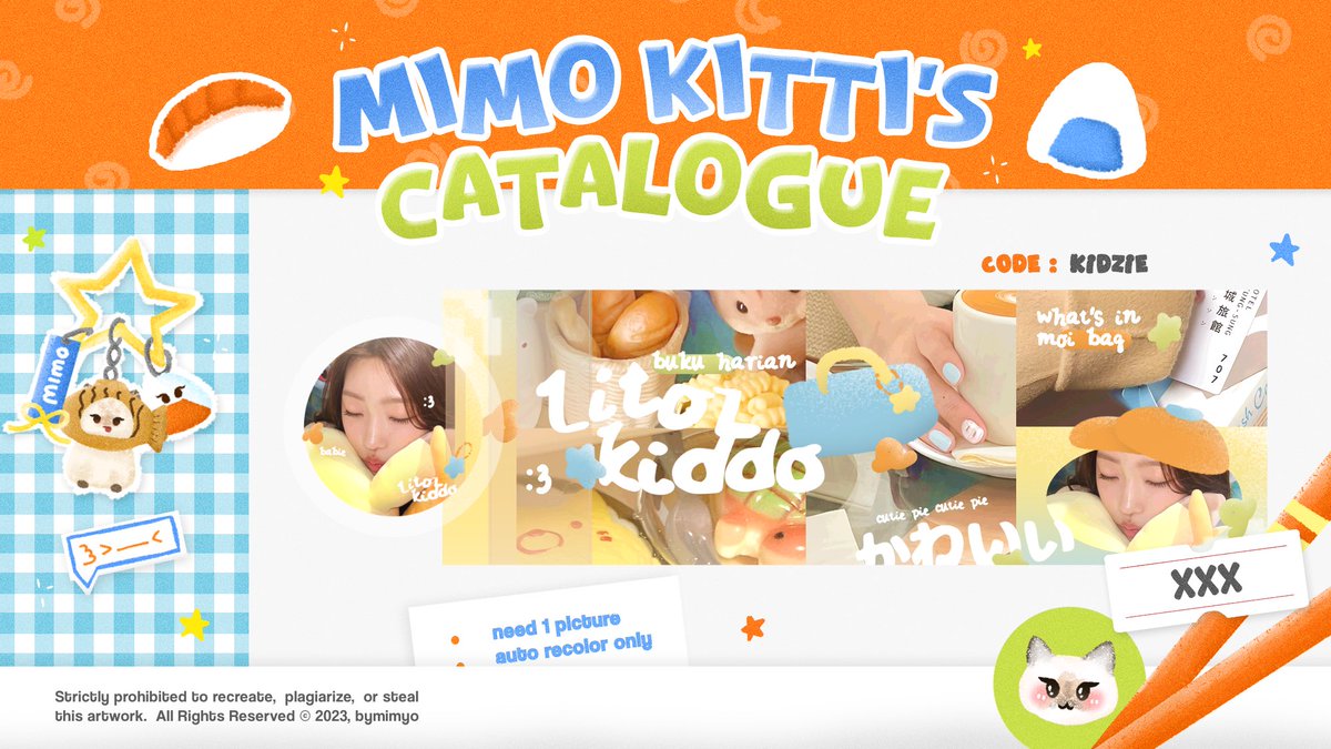 easypslove's tweet image. 💌__; rt if you want ‘KIDZIE’ from @bymimyo