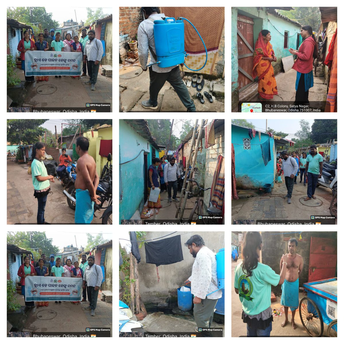bmcbbsr's tweet image. Mosquito larvicidal oil spraying is underway across multiple city locations, supported by IEC activities to raise awareness on Dengue mosquito breeding control. Together, let’s keep our neighbourhoods safe and healthy. #AntiMosquitoDrive