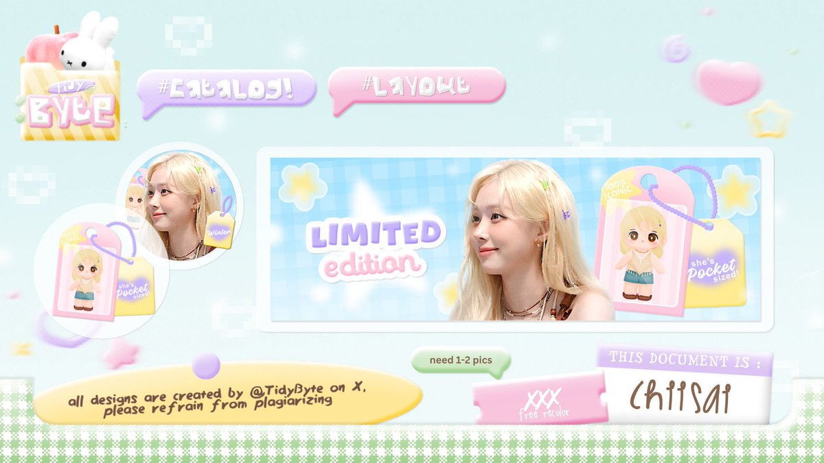 easypslove's tweet image. 💌__; rt if you want ‘CHIISAI’ from @TidyByte