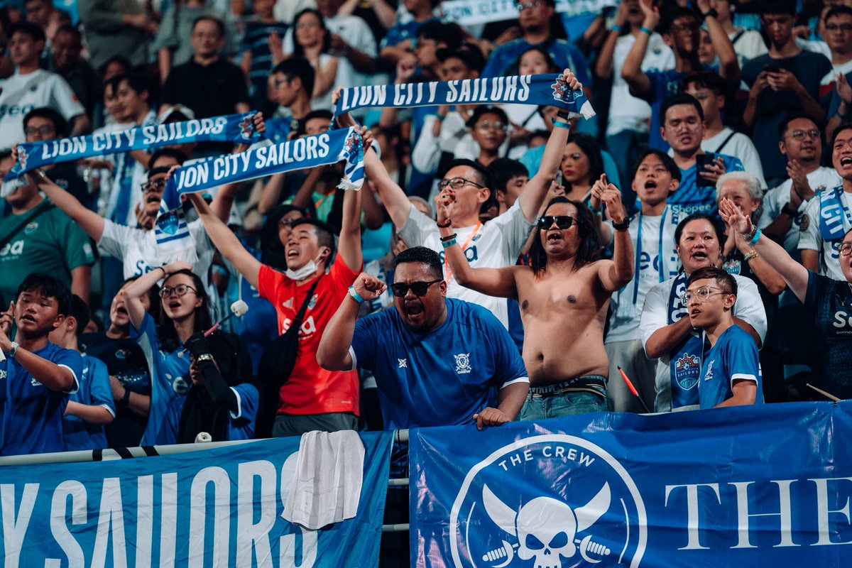 lioncitysailors's tweet photo. ๐จ ๐๐๐๐๐๐๐ ๐๐ ๐๐๐๐๐๐, ๐ ๐๐๐๐๐ ๐๐ ๐๐๐๐๐๐๐๐. ๐
To our Sailors fans, a huge Thank You for showing up in full force at Bishan Stadium, backing us throughout a fiercely-contested #ACLTwo Group G showdown with Persib Bandung.
#lioncitysailors #LCSvPSB https://t.co/aMH01hRvVq