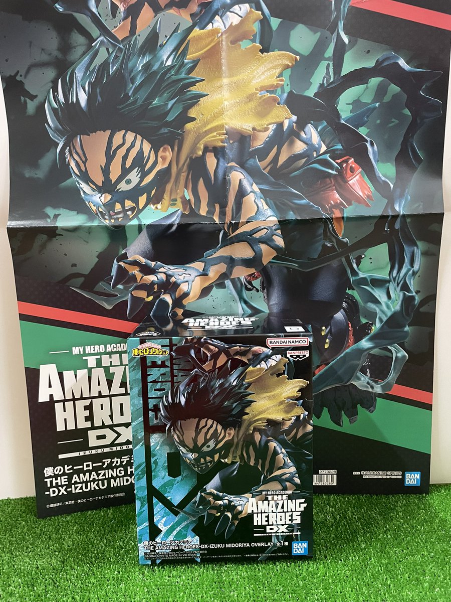 景品情報】 AMAZING HEROS DX 緑谷出久 オーバーレイ 入荷しました