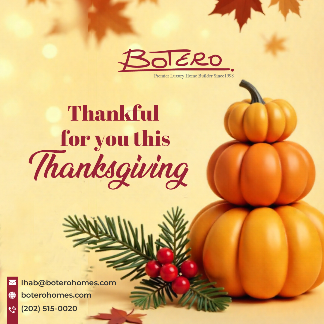 BoteroHomes's tweet photo. Happy Thanksgiving from Botero Homes

Contact us for your next custom home build!! https://t.co/jjwYghu5MZ
