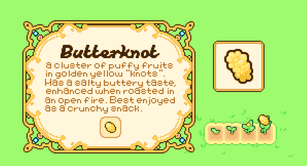 first fruit debut

THE BUTTERKNOT PLANT