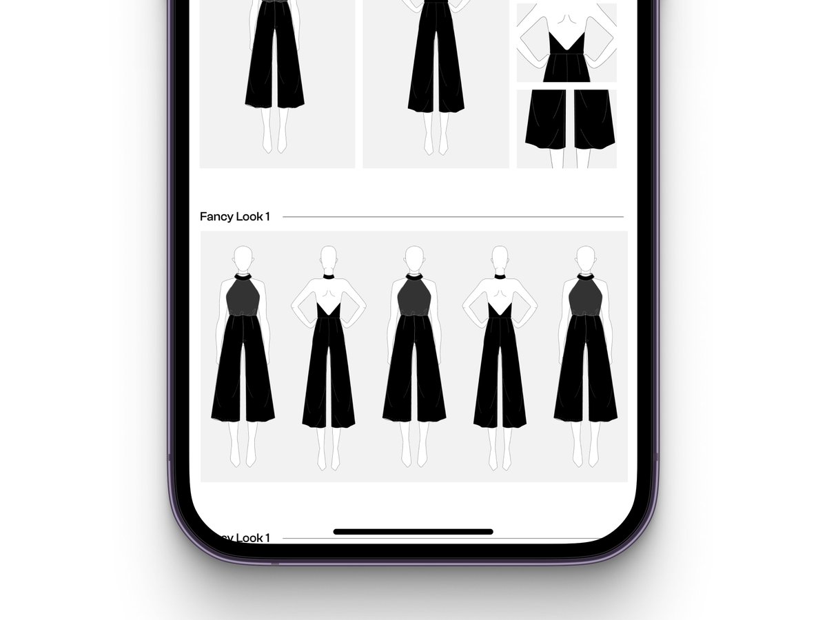 Frapisky's tweet image. Sometime ago, while working on a client&apos;s mobile project,

Tried to outdo myself and I kind of did 
Lookbook page – UI + Fashion Illustrations all by me.