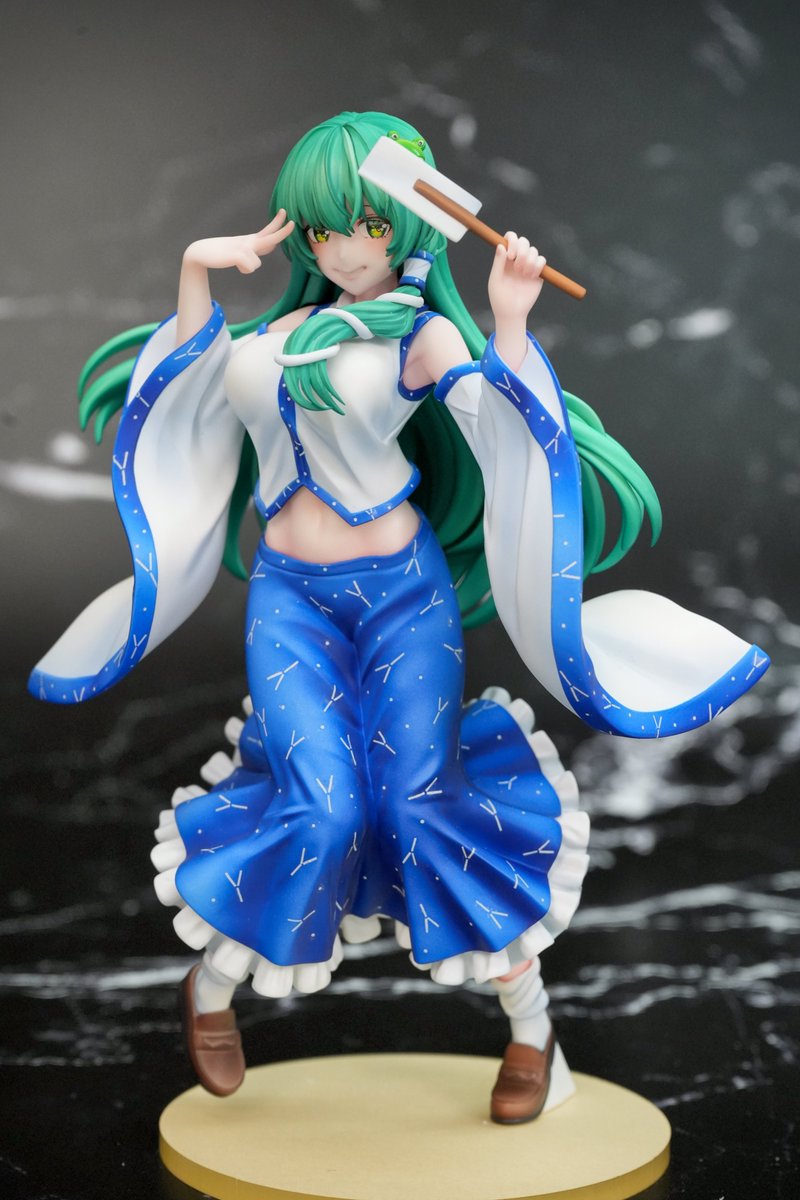 東風谷早苗　ガレージキット ガレージキット 製作代行 ご依頼品 完成 東方Project 「東風谷 早苗 の