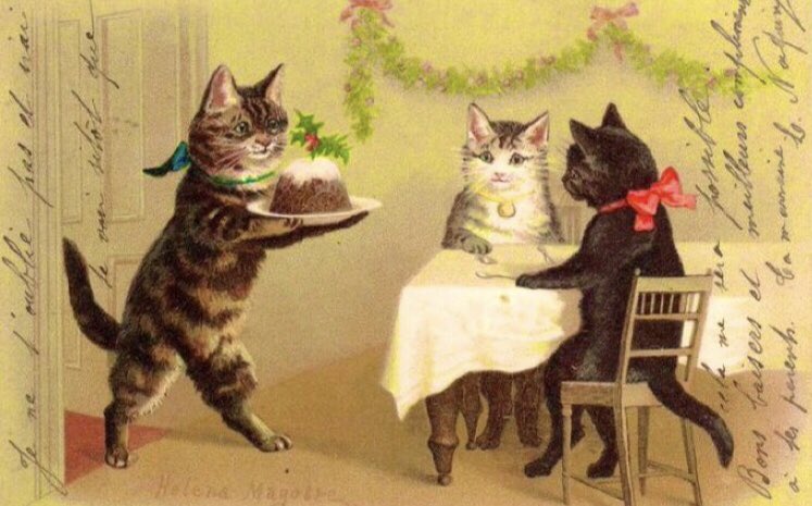 frome_maude's tweet image. The plum pudding was banned in England by the Puritans in 1647, along with all other Christmas festivities, as being wicked &amp;amp; pagan when it was flamed. The rest of Christmas was reinstated in 1660 by Charles II, but the pudding wasn’t revived until 1714. #BookologyThursday