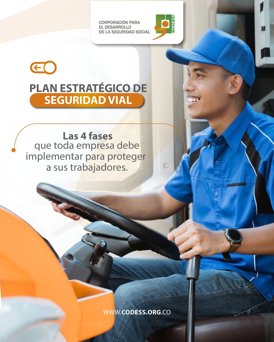 codessco's tweet image. Un Plan Estratégico de Seguridad Vial no solo previene accidentes: construye cultura, confianza y bienestar en la organización.

Desde CODESS te guiamos para cumplir la normativa y cuidar a tu equipo en cada trayecto. 

¡Escríbenos!

#CODESS #SeguridadVial #PrevenciónLaboral