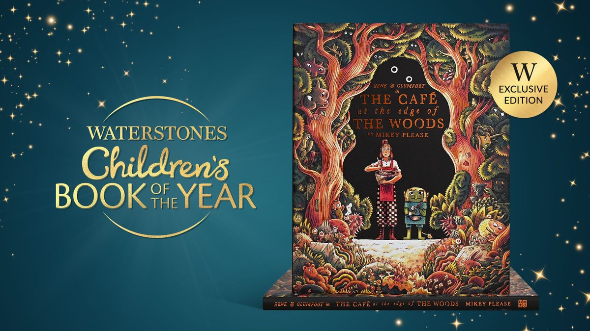 Told in witty rhyming text with vivid illustrations, our Children’s #BookOfTheYear THE CAFE AT THE EDGE OF THE WOODS is <a href="/MisterPlease/">Mikey Please</a>'s irresistible story of a café owner and her trusty waiter’s attempts to serve a picky customer 🎉

Exclusive Edition: waterstones.com/book/the-cafe-…