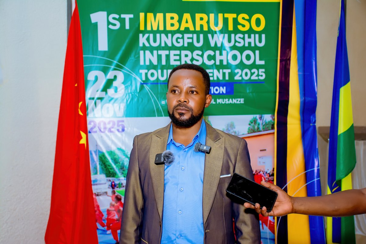 RKWF_federation's tweet photo. Ishimwe Valens, the head of the Rwanda Kung-Fu Association, says that introducing it in schools is a major undertaking for the federation because it will produce talented athletes.@Rwanda_Sports @ChinaEmbinRW @RwandaOlympic @nmukazayire @NgarambeRwego https://t.co/W9L5ZwmHPt