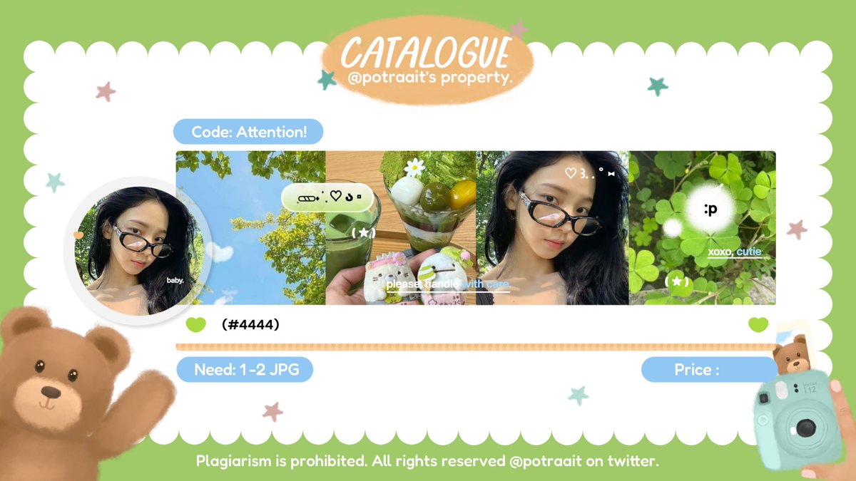 easypslove's tweet image. 💌__; rt if you want ‘ATTENTION’ from @potraait