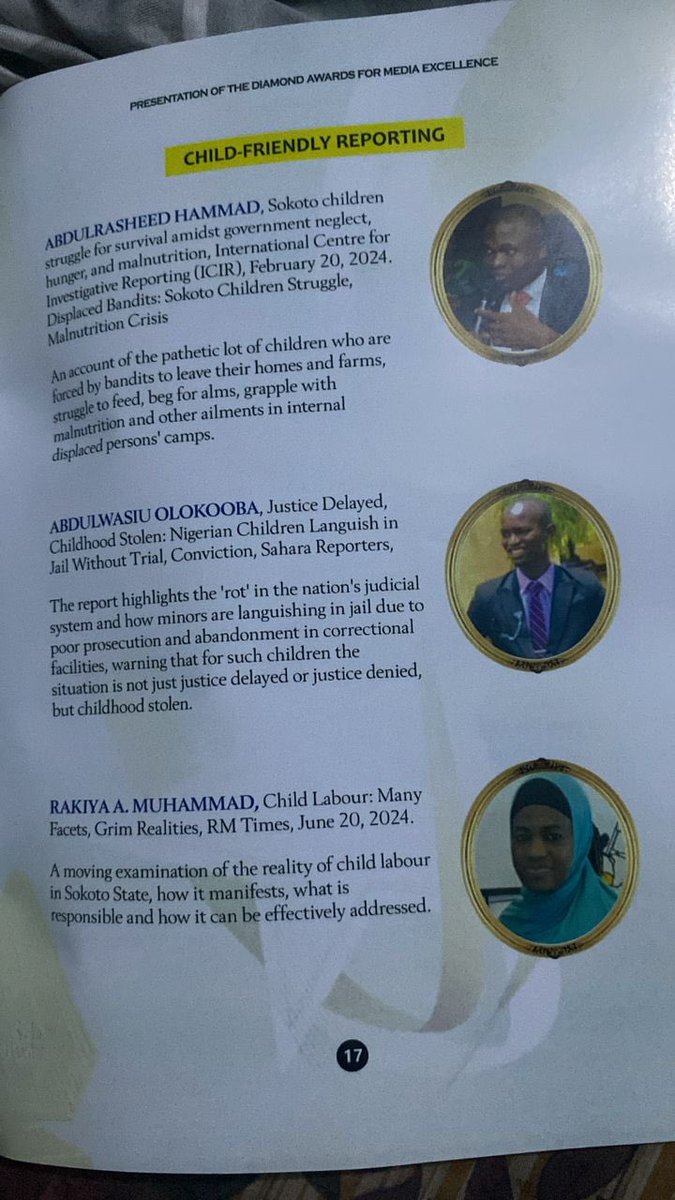 Hammad_AbdulR1's tweet photo. I’m delighted to share that I emerged as the overall winner in the Investigative category of the Diamond Awards for Media Excellence (DAME), one of Nigeria’s most respected journalism awards honouring excellence across print, broadcast, and online media.
My winning report, https://t.co/bQMkcRHjBj