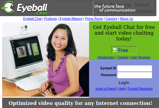 ArchiveOS's tweet image. Eyeball – a proprietary freeware VoIP, video telephony soft phone with multiple-protocol instant messaging for Windows PCs. archiveapp.org/eyeball/ #voip #messenger #windows
