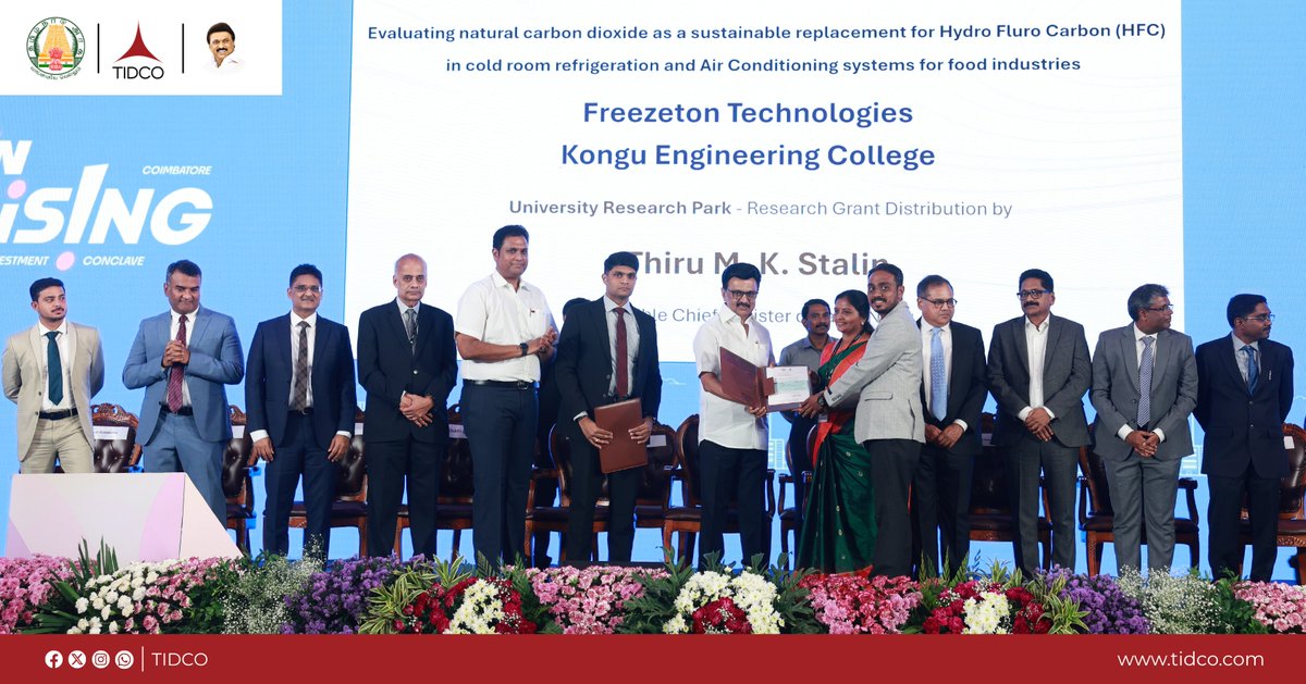 TIDCO_1965's tweet image. Strengthening Tamil Nadu’s Innovation Ecosystem through Industry–Academia–Government Collaboration

Tamil Nadu is accelerating its journey toward a future driven by knowledge, technology and innovation.

#TIDCO #TamilNadu #VentureCatalyst #IndustryAcademia