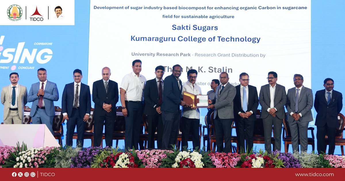 TIDCO_1965's tweet image. Strengthening Tamil Nadu’s Innovation Ecosystem through Industry–Academia–Government Collaboration

Tamil Nadu is accelerating its journey toward a future driven by knowledge, technology and innovation.

#TIDCO #TamilNadu #VentureCatalyst #IndustryAcademia