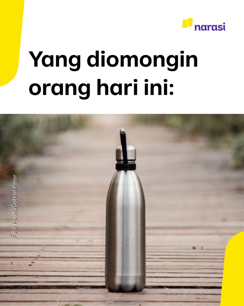 narasitv's tweet image. Perkara tumbler...