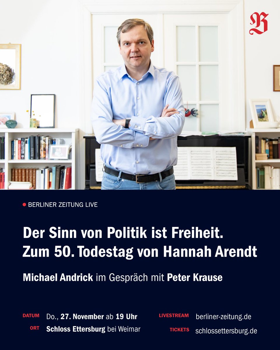 berlinerzeitung's tweet image. Den Livestream zum Event könnt ihr hier anschauen:

Youtube: youtube.com/watch?v=mhUWhv…

Auf unserer Seite: berliner-zeitung.de
