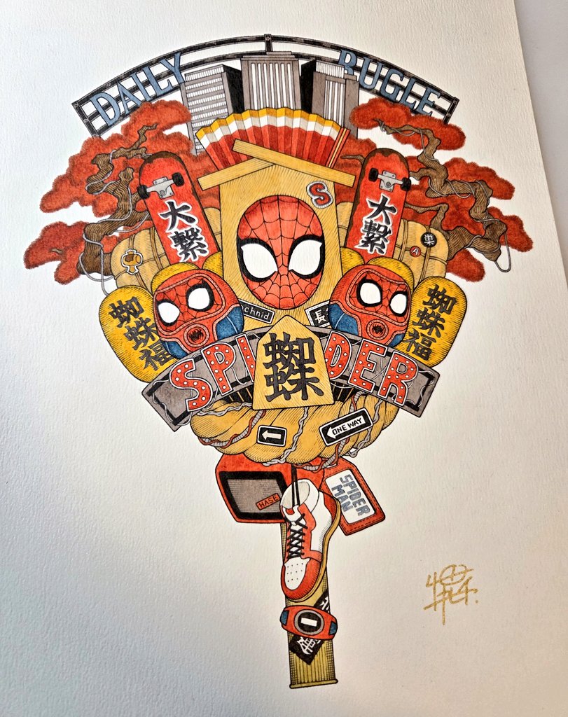 ハーレイ・クイン 東京コミコンコミッション 2018年制作 A4サイズ