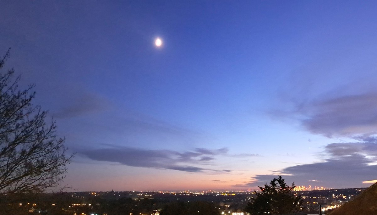 View across London last night. Grateful and proud to say I was born here. In the #eastend #Thanksgiving