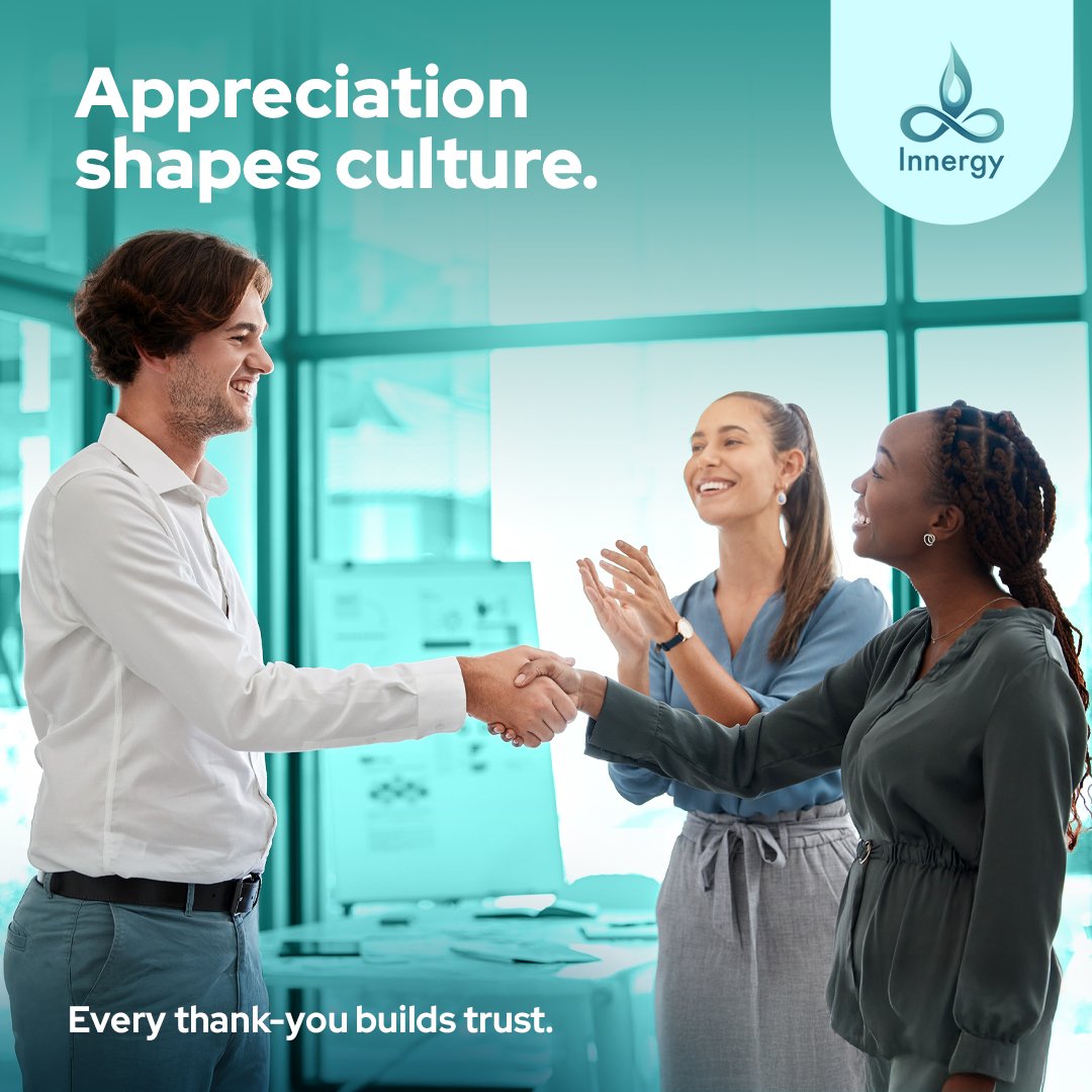 innergyapp's tweet image. Recognition and appreciation are powerful culture builders.

With Innergy’s daily prompts and gratitude habits, teams feel seen, valued, and motivated to bring their best every day. ✨

#EmployeeRecognition #WorkplaceCulture #InnergyApp